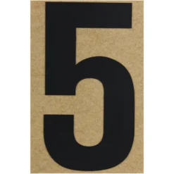 Klebezahl 5 schwarz 100 mm