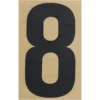 Klebezahl 8 schwarz 100 mm