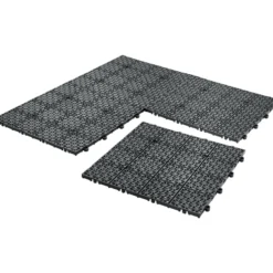 Klick-Bodenfliesen-Set 11 Stück 30 x 30 x 1 cm Kunststoff