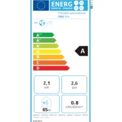 Klimagerät 7000 BTU 2in1 240 V mit Fernbedienung