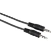 Klinkenkabel 3,5 mm 75 cm, schwarz