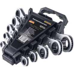 Knarren Schlüsselsatz 5tlg. Ringschlüsselsatz umschaltbar