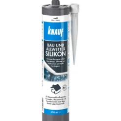 Knauf Bau-Silikon 300 ml weiß