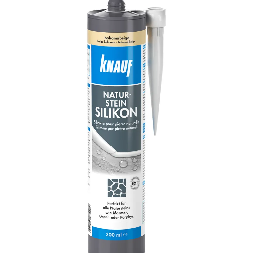 Knauf Naturstein-Silikon 300 ml bahamabeige