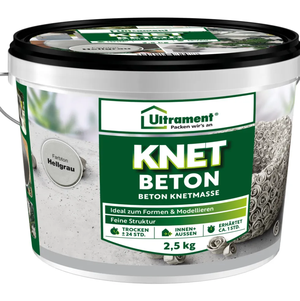 Knet-Beton 2,5 kg pulverförmig