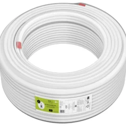 Koaxialkabel 40 m 90db 3-fach geschirmt, weiß