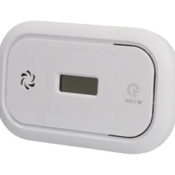 Kohlenmonoxidmelder mit Display batteriebetrieben weiß