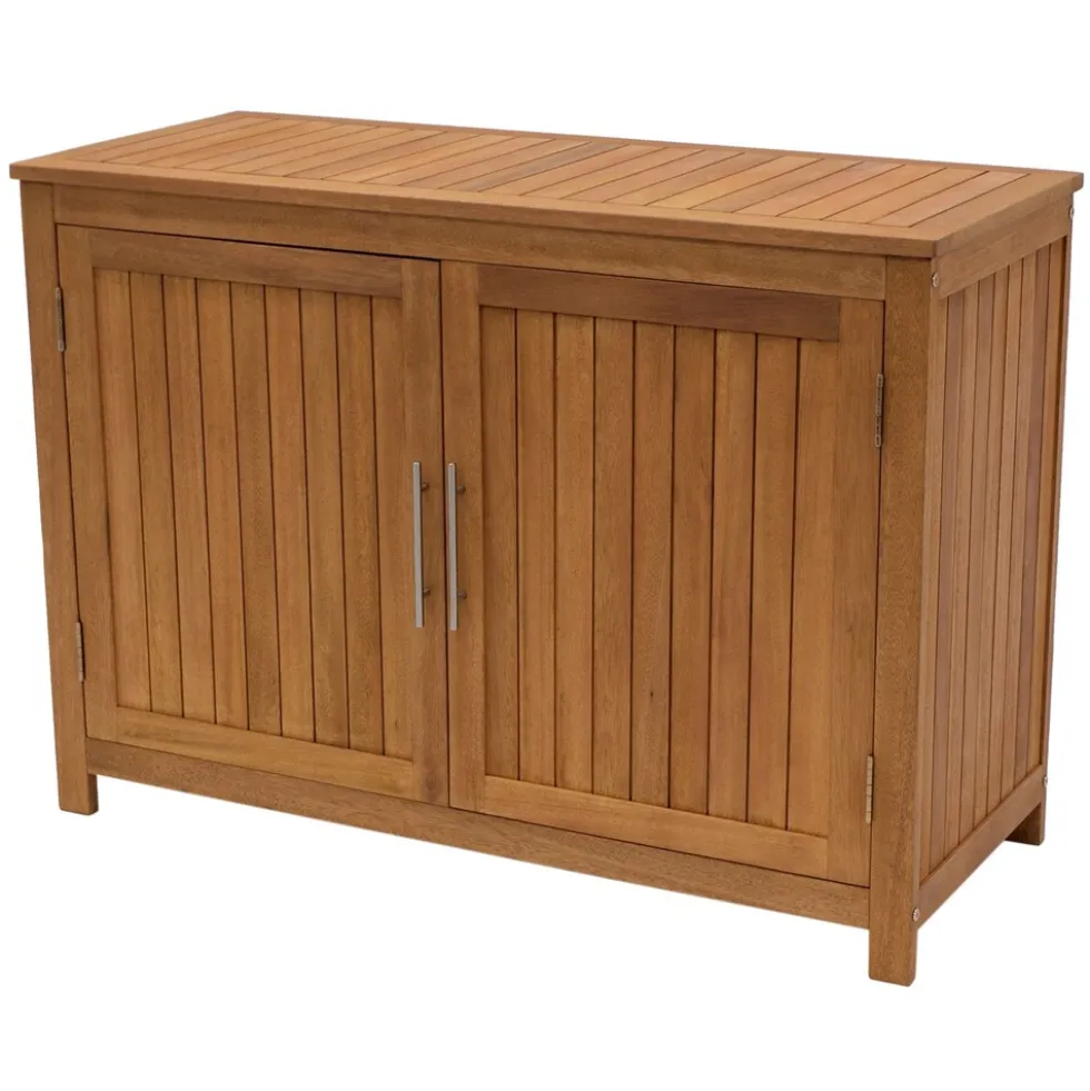 Konsolenschrank 120 x 50 x 85 cm Eukalyptus geölt