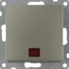 Kontroll-Wechselschalter Monaco platinfarben, UP, IP20