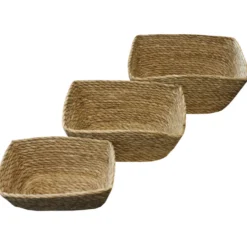 Korb-Set 3-teilig aus Binse