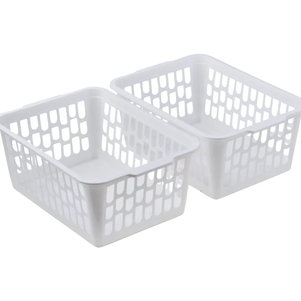 Körbchen 2er-Set groß 36,5 x 25,5 x 15,5 cm, sortiert