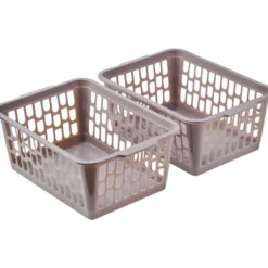 Körbchen 2er-Set groß 36,5 x 25,5 x 15,5 cm, sortiert