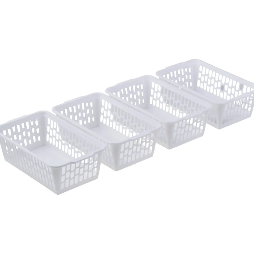 Körbchen 4er-Set klein 25,5 x 15 x 10,5 cm, sortiert