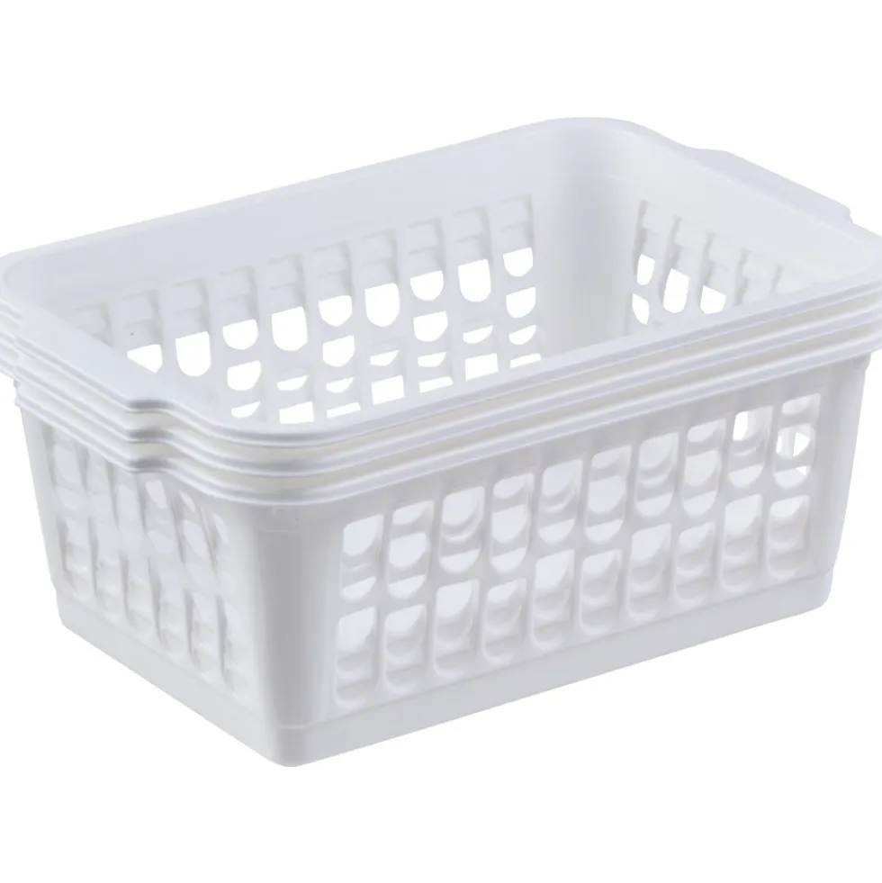 Körbchen 3er-Set mittel 30 x 20 x 13 cm, sortiert