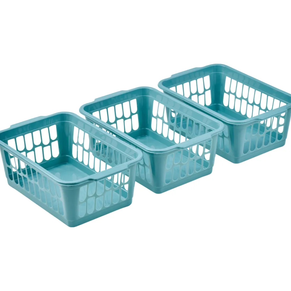 Körbchen 3er-Set mittel 30 x 20 x 13 cm, sortiert