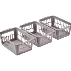 Körbchen 3er-Set mittel 30 x 20 x 13 cm, sortiert