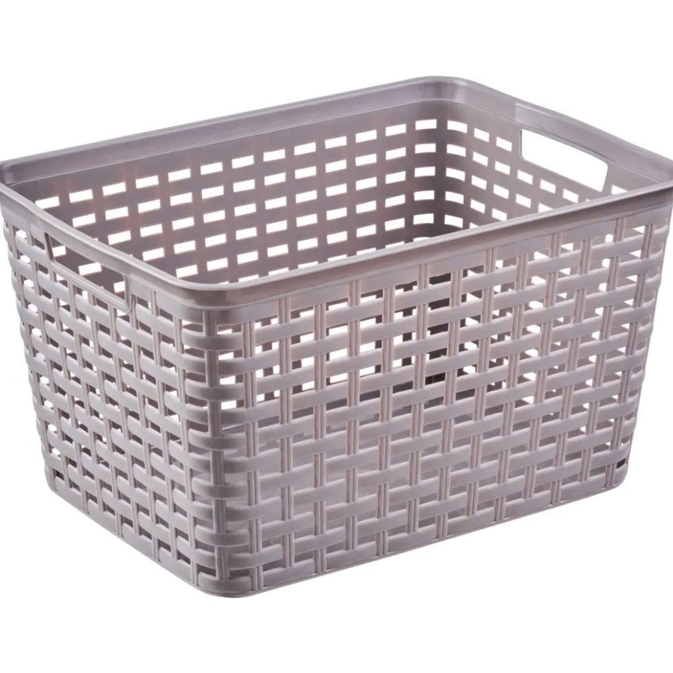 Körbchen groß Rattan-Optik 39 x 29 x 22 cm, sortiert