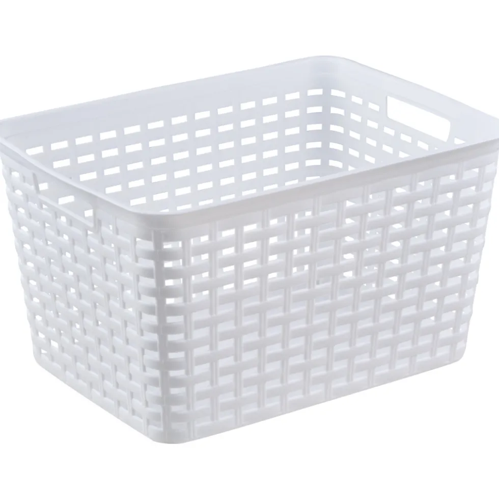 Körbchen groß Rattan-Optik 39 x 29 x 22 cm, sortiert