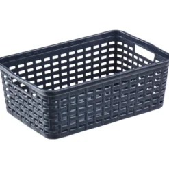 Körbchen klein Rattan-Optik 24 x 19 x 10 cm, sortiert