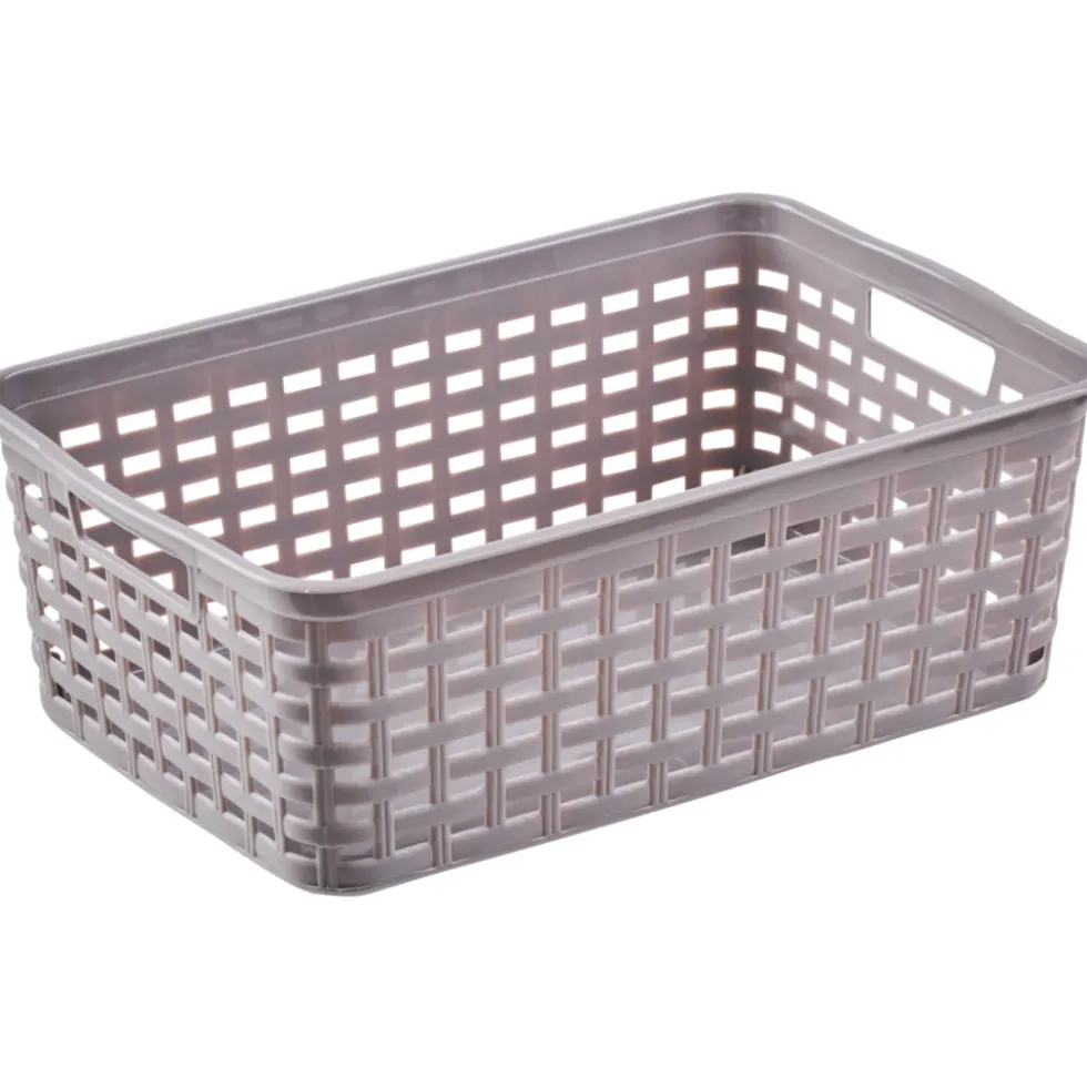 Körbchen klein Rattan-Optik 24 x 19 x 10 cm, sortiert