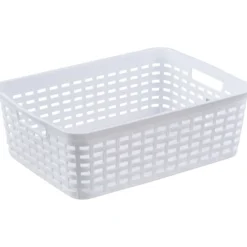 Körbchen mittel Rattan-Optik 39 x 29 x 13 cm, sortiert