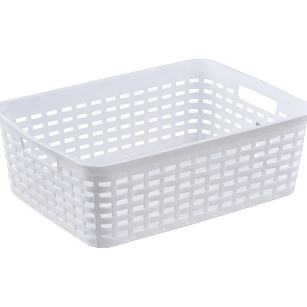 Körbchen mittel Rattan-Optik 39 x 29 x 13 cm, sortiert