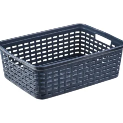 Körbchen mittel Rattan-Optik 39 x 29 x 13 cm, sortiert