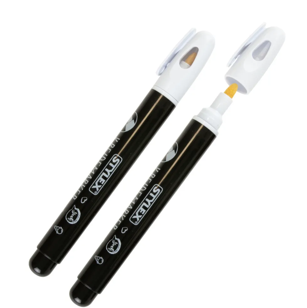 Kreidemarker Flüssigkreide weiß, 2 Stück