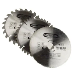 Kreissägeblatt-Set Ø 185 mm 3-teilig