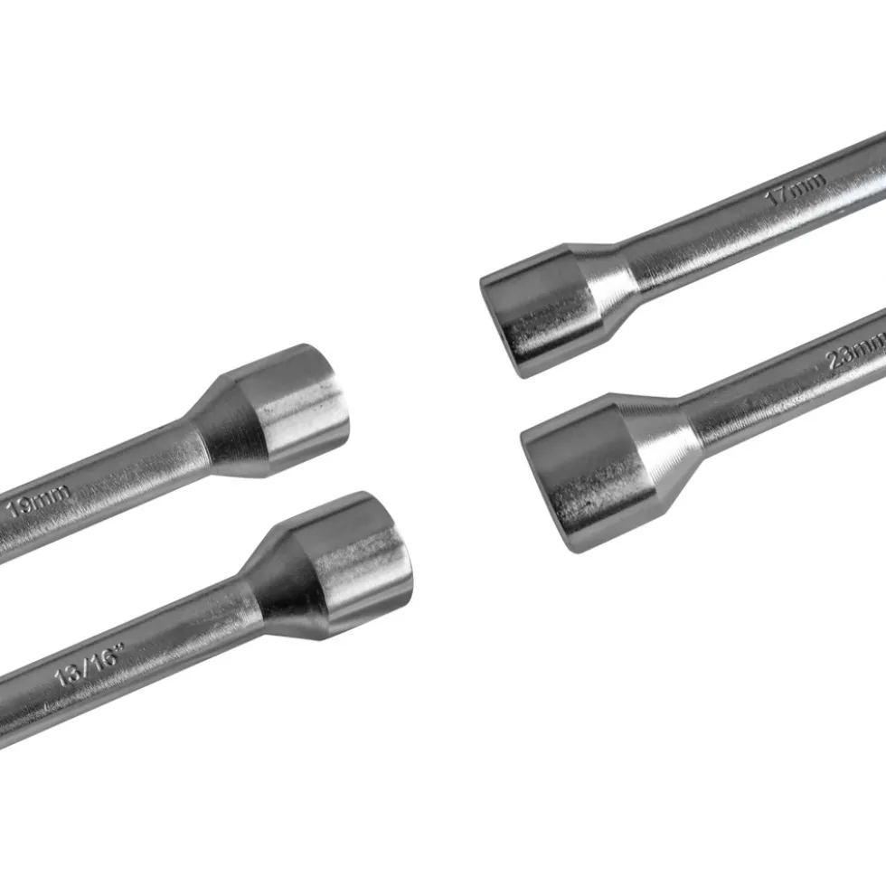 Kreuzschlüssel aus Stahl, silber