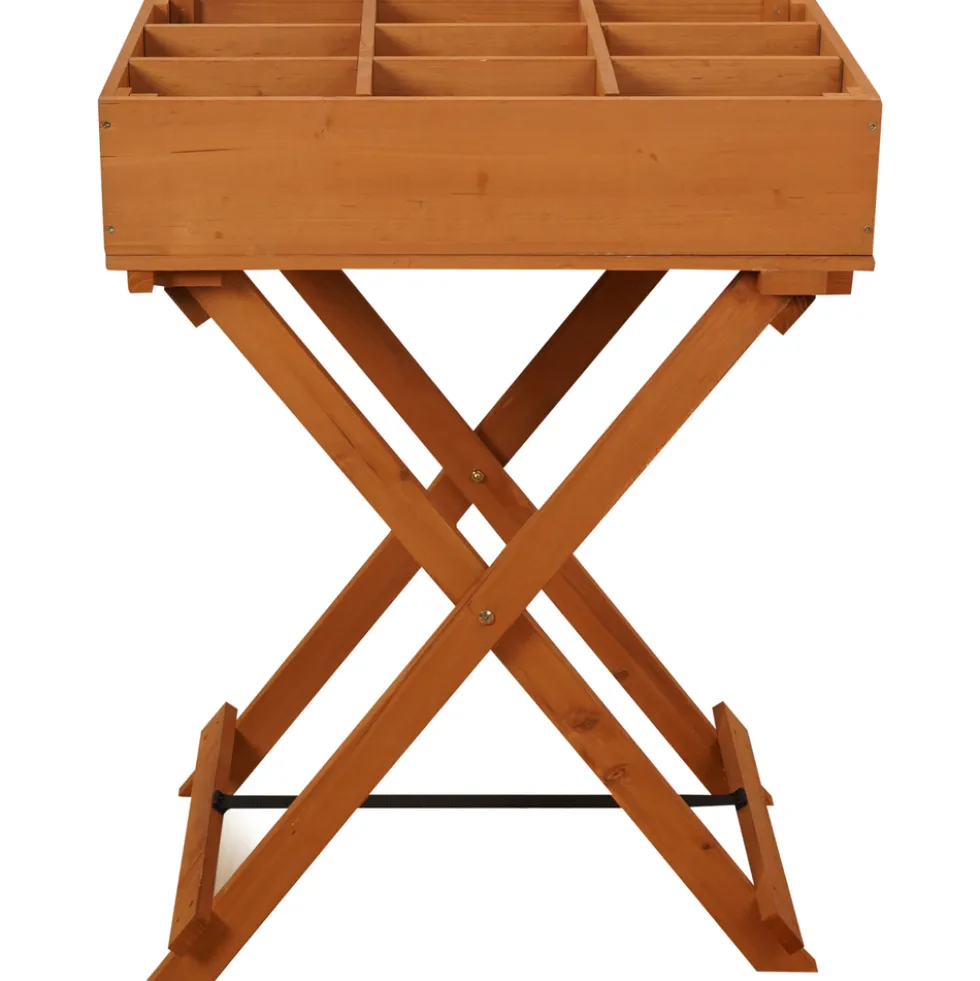 Kräuterhochbeet aus Holz