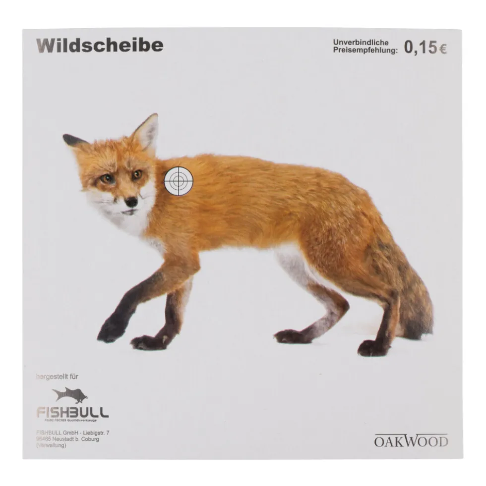 Kugelfang-Zielscheiben 14 x 14 cm Tiermotive 50 Stück