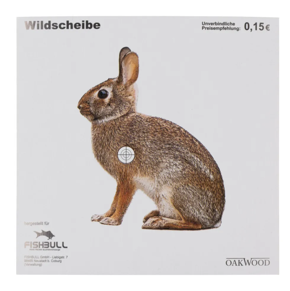 Kugelfang-Zielscheiben 14 x 14 cm Tiermotive 50 Stück