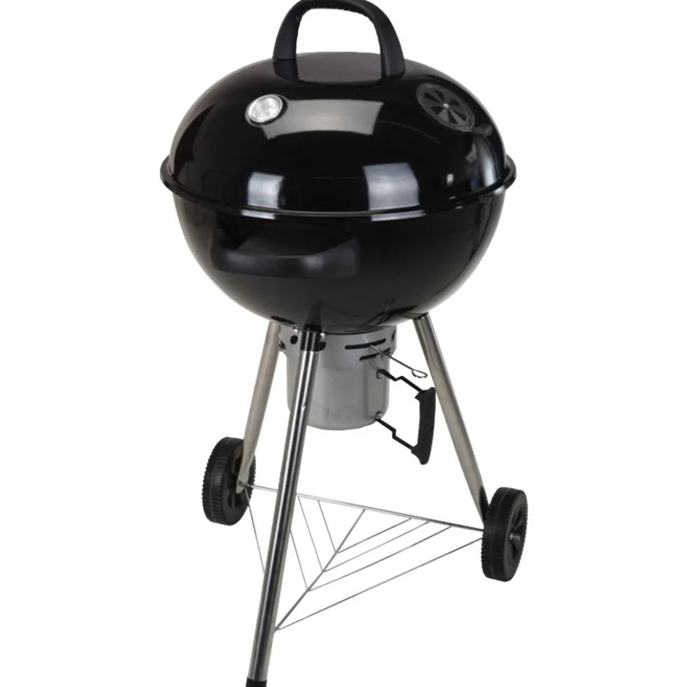 Kugelgrill fahrbar schwarz 53 cm - B-Ware