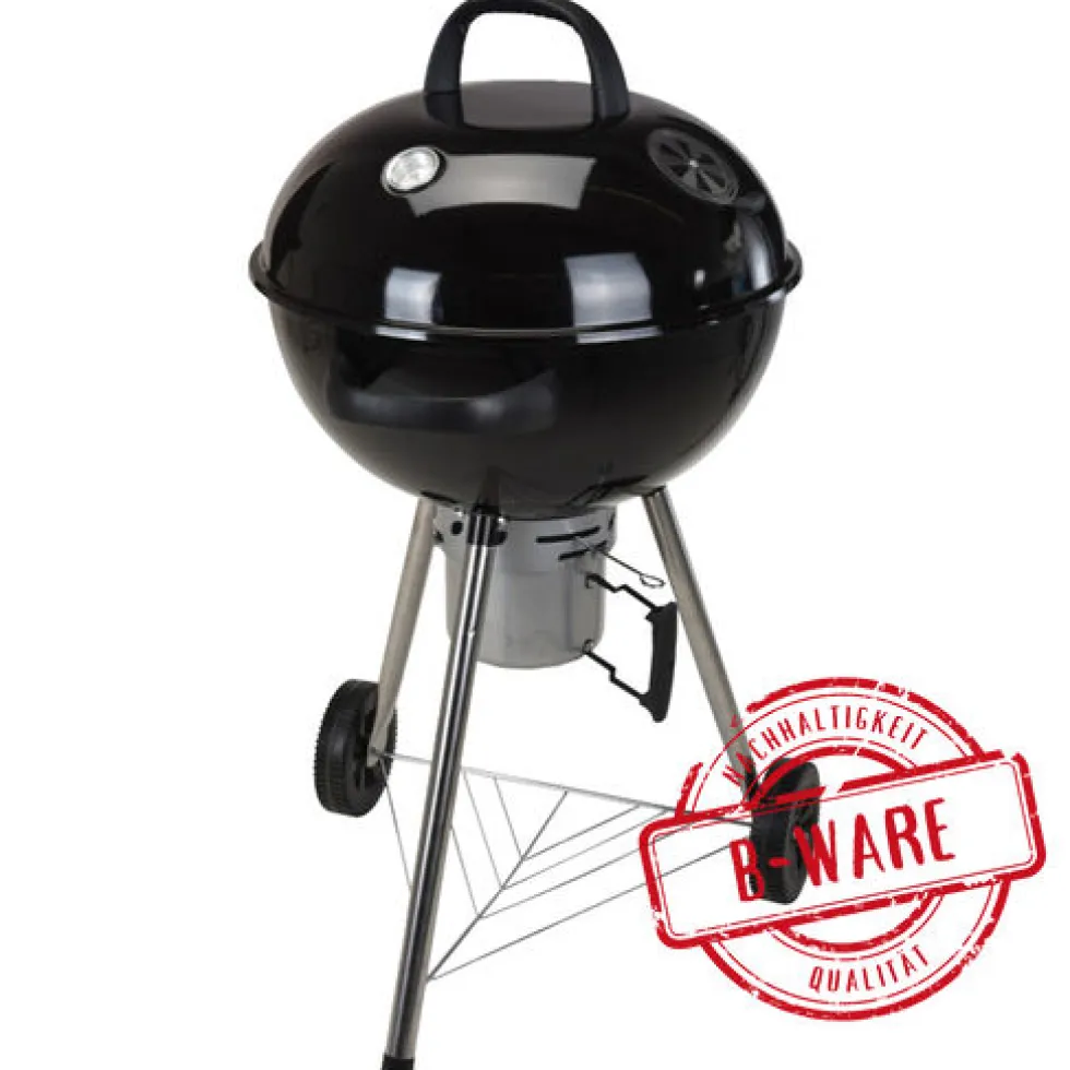Kugelgrill fahrbar schwarz 53 cm - B-Ware
