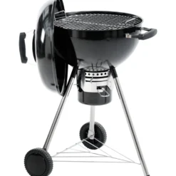 Kugelgrill fahrbar Schwarz 58 x 50 x 96 cm