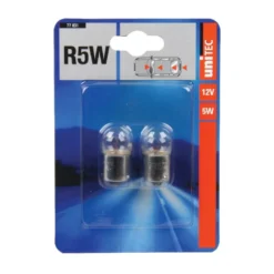 Kugellampe R5W, 2 Stück, 12V, 5W