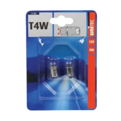 Kugellampe T4W, 2 Stück, 12V, 4W
