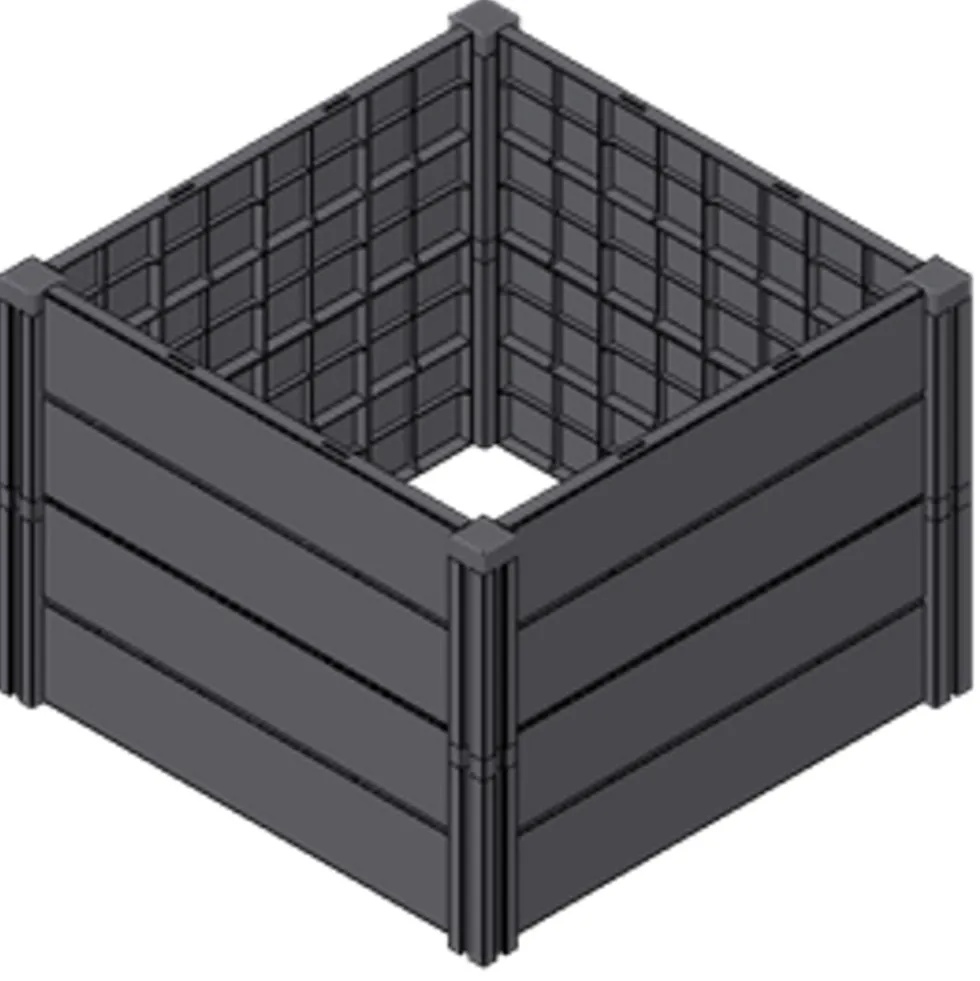 Kunststoff-Hochbeet Demeter M 336 Liter anthrazit