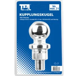 Kupplungskugel max.2t Ø50mm M22 Kugelkopf mit E-Zulassung
