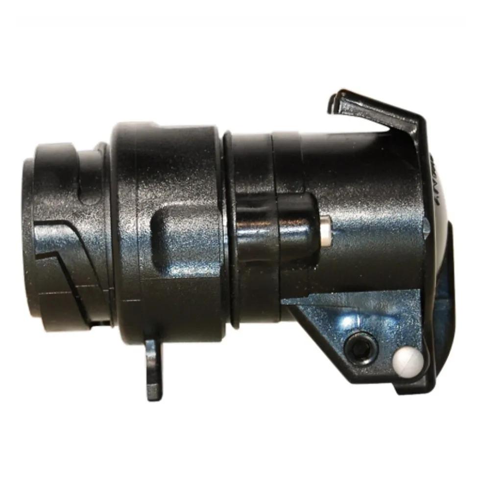 Kurzadapter 13-auf-7-polig 12V Kunststoff PKW Kurz Adapter Anhängeradapter