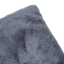 Kuscheldecke Flanell 150 x 200 cm aus Polyester in Anthrazit