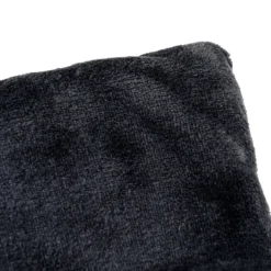 Kuscheldecke Flanell 150 x 200 cm aus Polyester in Schwarz
