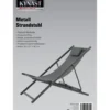 KYNAST Exklusiv Strandstuhl Metall in Anthrazit