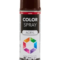 Lackspray glänzend 400 ml Acryl mahagonibraun RAL 8016