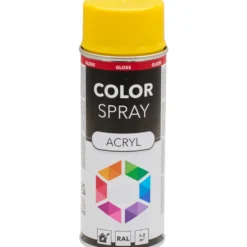 Lackspray glänzend 400 ml Acryl RAL 1021 rapsgelb