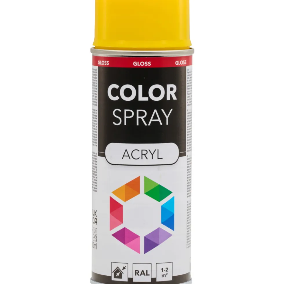 Lackspray glänzend 400 ml Acryl RAL 1021 rapsgelb