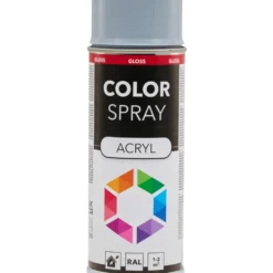 Lackspray glänzend 400 ml Acryl RAL 7001 silbergrau