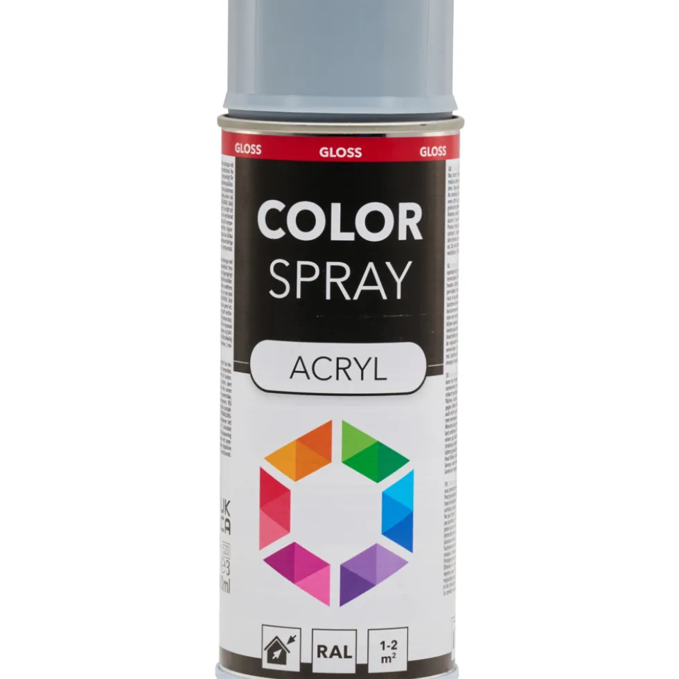 Lackspray glänzend 400 ml Acryl RAL 7001 silbergrau
