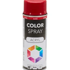 Lackspray glänzend 400 ml Acryl RAL 3003 rubinrot